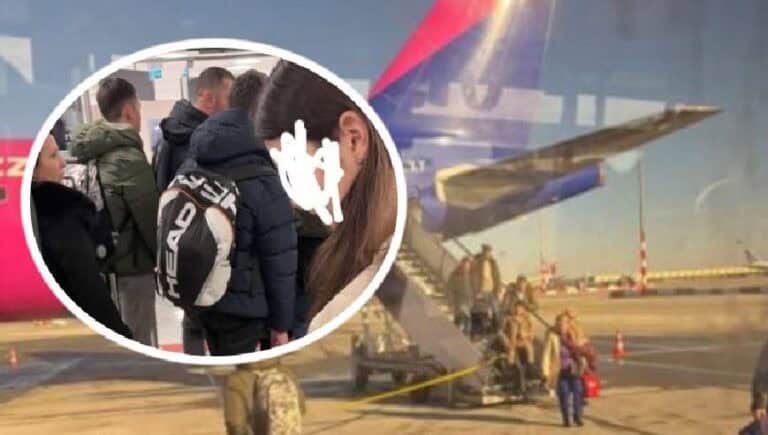 Ometnuti ljudi u redu za sigurnosnu kontrolu u zračnoj luci Sarajevo.